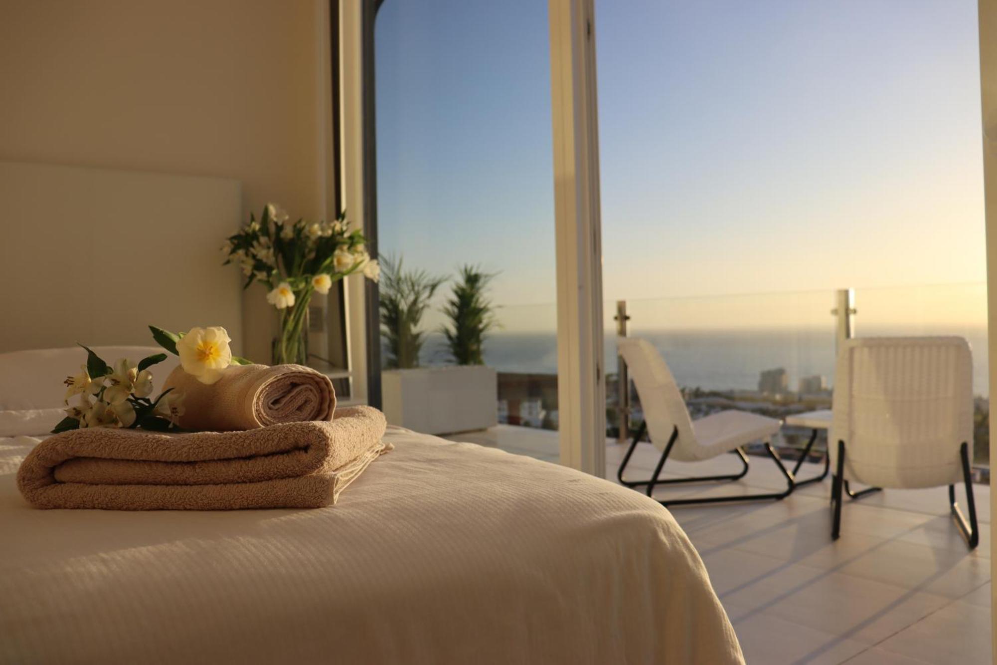 Azure Sky Villa - Panoramic Ocean View, Luxury, San Eugenio Costa Adeje  Bagian luar foto